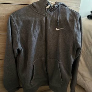Grey Nike Zip-Up